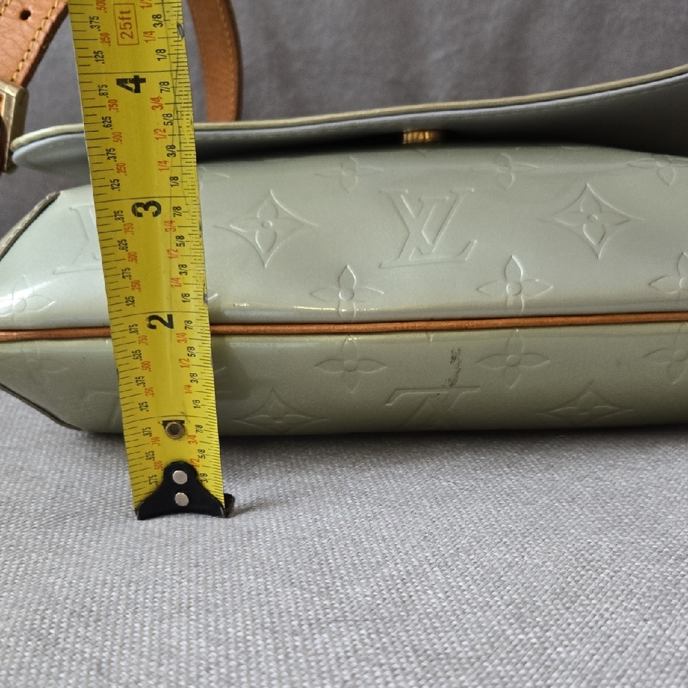 Louis Vuitton Taupe Vernis Monogram Shoulder Bag - Picture 3 of 15
